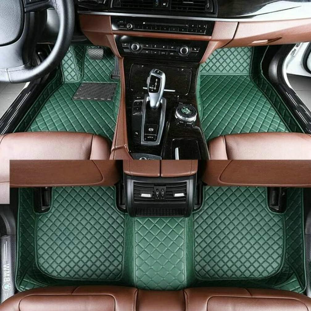 QILIA Alfombrillas personalizadas para el 99 % de los sedán, SUV, automóvil, deportivo, para todo tipo de clima, cobertura completa, impermeables,