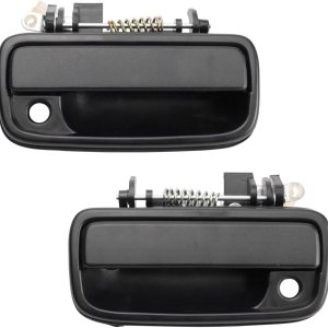 AM Autoparts Kit de manija de puerta exterior de metal de 2 piezas LH RH para camión Toyota Tacoma 95-04 AM Autoparts Kit de manija de puerta exterior de metal de 2 piezas LH RH para camión Toyota Tacoma 95-04