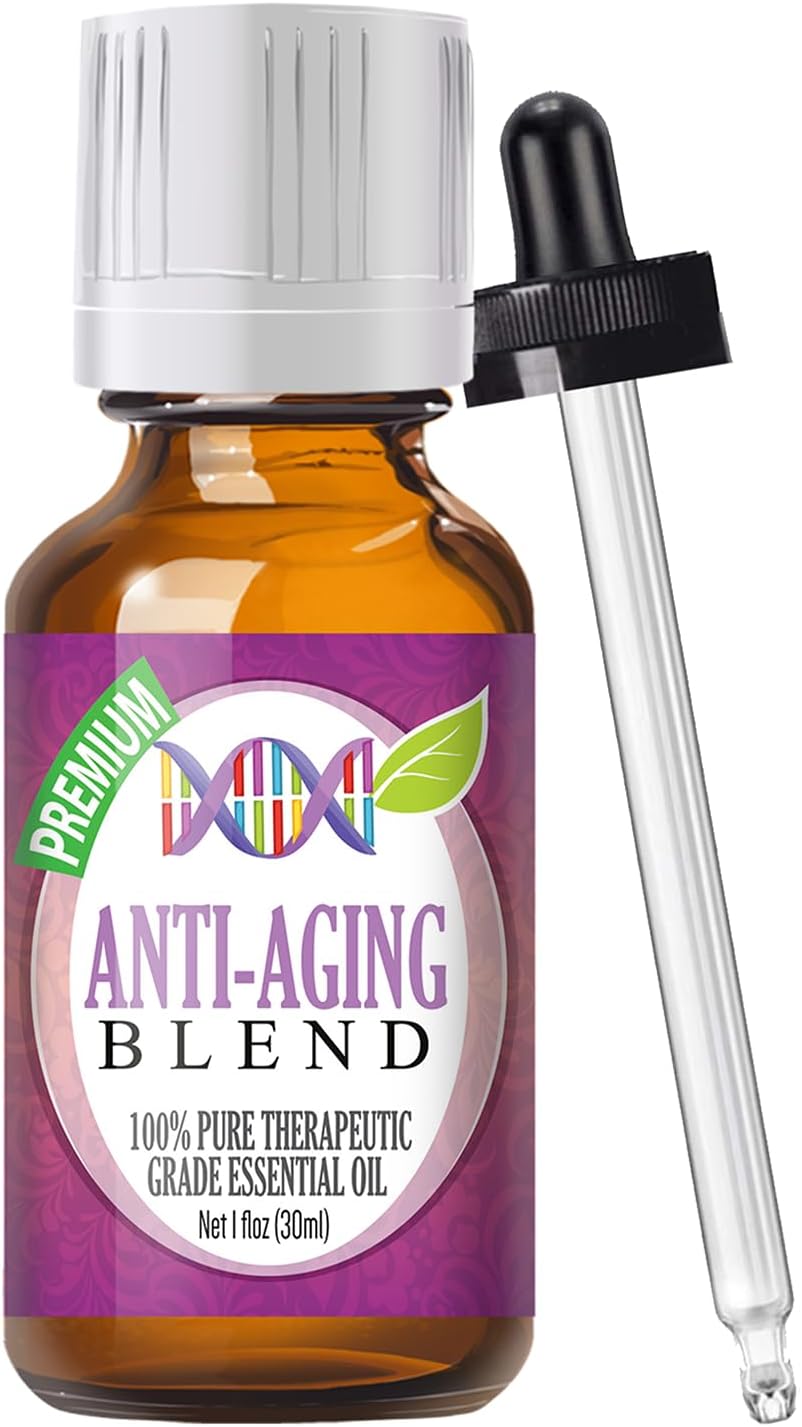 Healing Solutions Anti-Aging Blend Essential Oil – 100% Pure Therapeutic Grade – 30ml