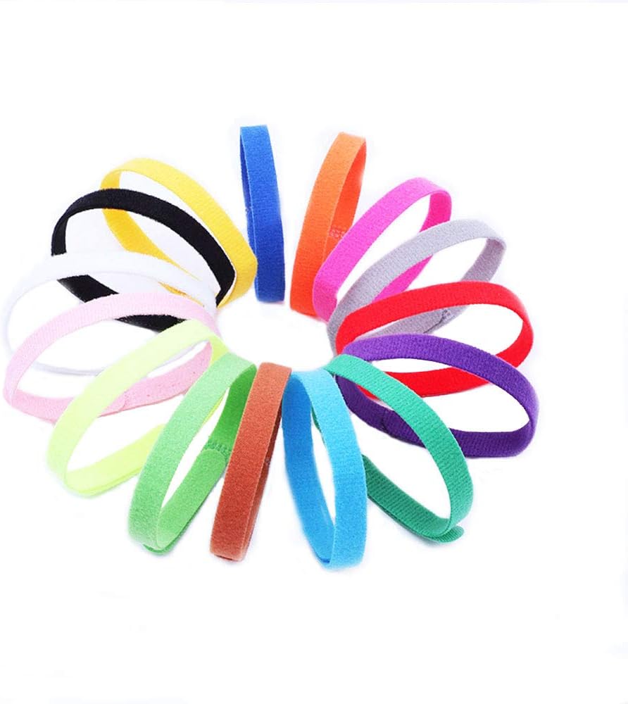 PENTA ANGEL Collares de parto para cachorros, 15 unidades, collares de identificación ajustables de doble cara, bandas de identificación suaves y
