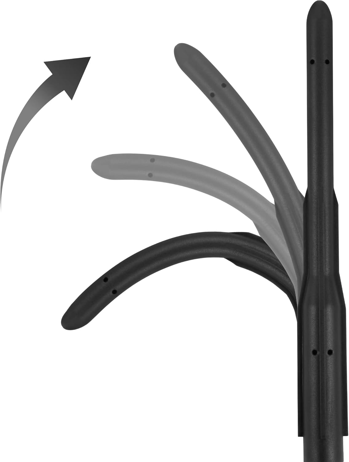 KSaAuto Antena corta para Jeep Wrangler 2007-2023, accesorios JK JL Unlimited Gladiator Accessories JT, antena de radio Jeep JK JL de 6.5 pulgadas