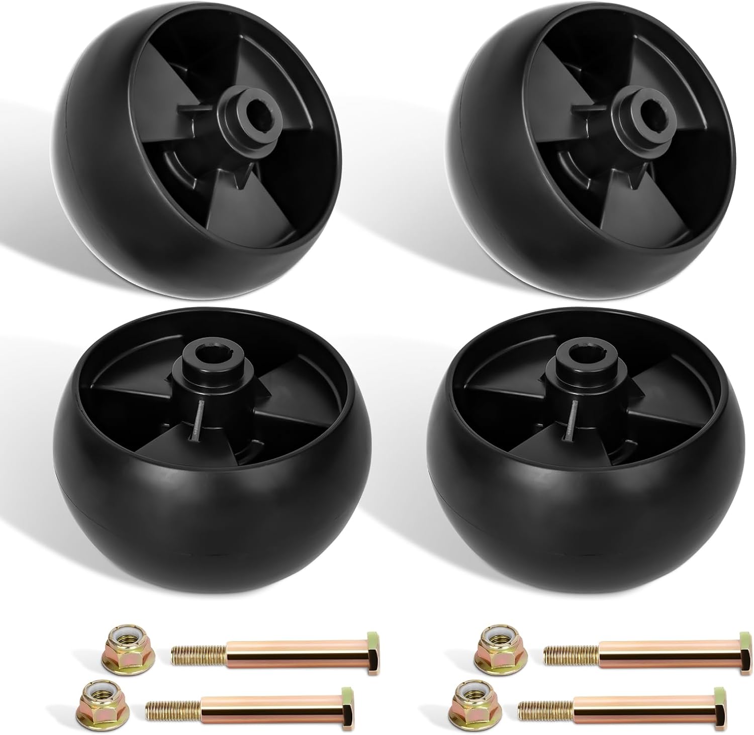 UP2WIN Ruedas de repuesto 734-04155, ruedas de calibre de cubierta compatibles con Cad Mower LTX1050 LTX1040 XT1 Enduro Riding, Craftsman LT2000