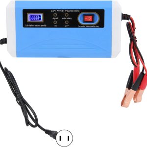 Cargador de batería de coche 24V12V Mantenedor de batería de carga inteligente Cargador de reparación de pulso de transferencia automática con Cargador de batería de coche 24V12V Mantenedor de batería de carga inteligente Cargador de reparación de pulso de transferencia automática con