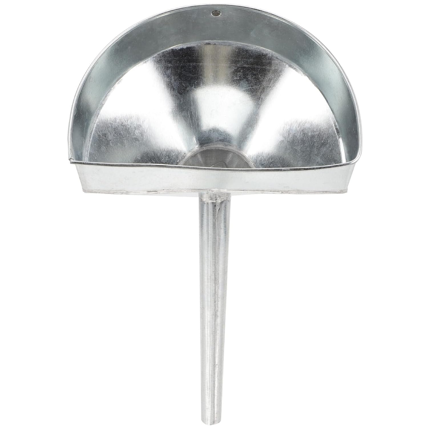 FAVOMOTO Embudo de combustible para automóvil, colador de tamiz de metal, embudo de acero inoxidable con filtro, embudos de combustible de boca