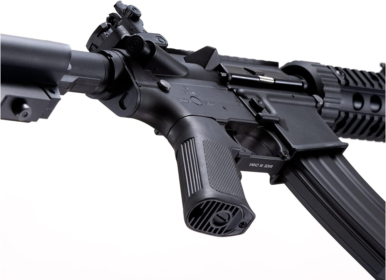 Lancer Tactical – Rifle de Airsoft Gen 2 Low FPS SD M4 GEN 2 Polímero rifle eléctrico completosemiautomático de Airsoft AEG instalado, bajo FPS, con