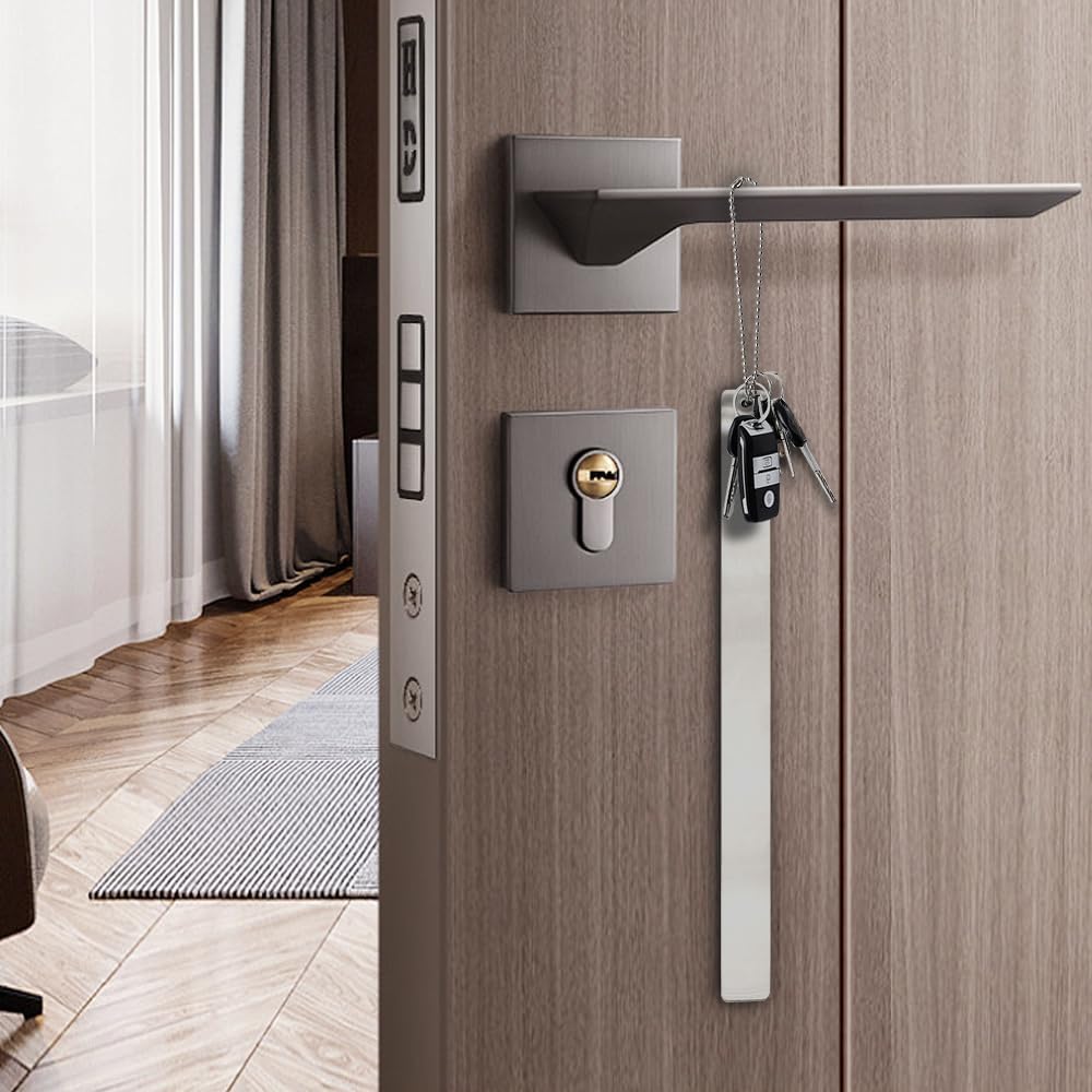 Llavero grande de grado comercial  9.84 pulgadas, llavero gigante grande resistente con diseño delgado para hogares, habitaciones públicas