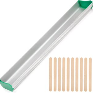 Caydo Recubridor de aluminio de la cucharada de la emulsión de 16 pulgadas con 10 piezas de palillos de mezcla de madera para la impresión de la Caydo Recubridor de aluminio de la cucharada de la emulsión de 16 pulgadas con 10 piezas de palillos de mezcla de madera para la impresión de la