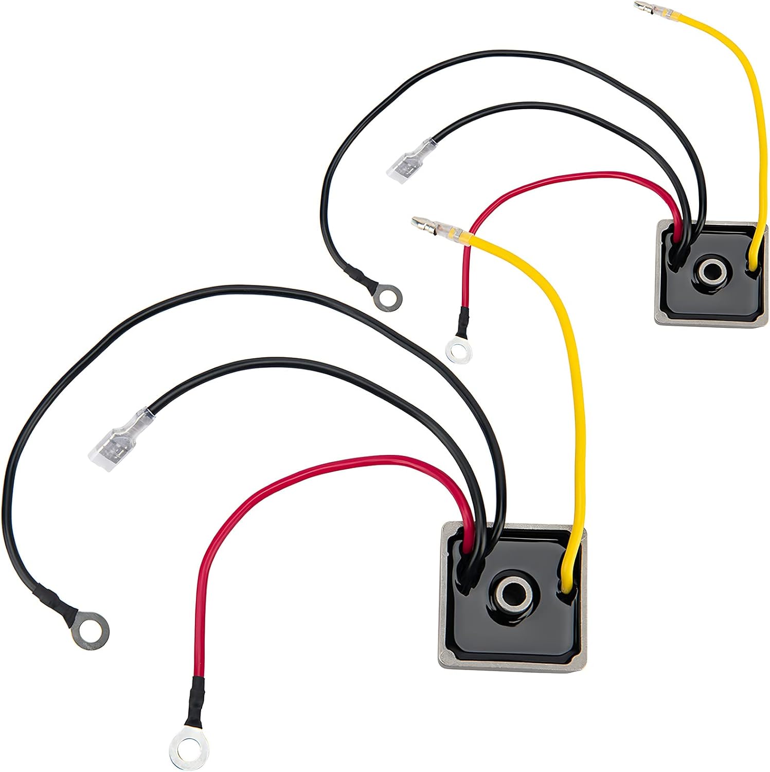 Paquete de 2 rectificadores de regulador de voltaje de coche Club para carrito de golf DS Carryall 1992-2007 a gas 1015777 102710101 1027101-01