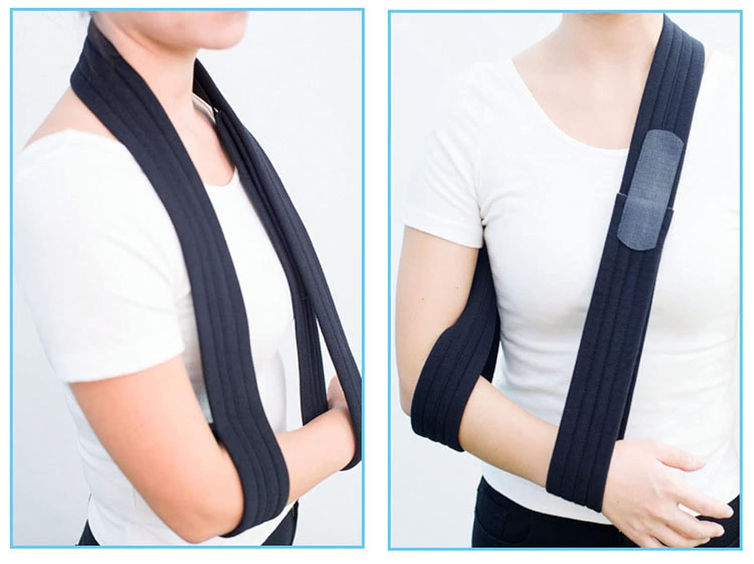 Eslinga de brazo inmovilizador de hombro de 71 pulgadas  70.9in, ajustable, ligera y cómoda, eficaz soporte médico para brazo rotador, brazo,