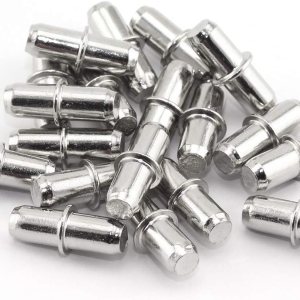 20 piezas de 0.197 x 0.630 in para estantes con acabado niquelado ajustable, soporte para estantes de muebles, armario, armario, estantería, 20 piezas de 0.197 x 0.630 in para estantes con acabado niquelado ajustable, soporte para estantes de muebles, armario, armario, estantería,