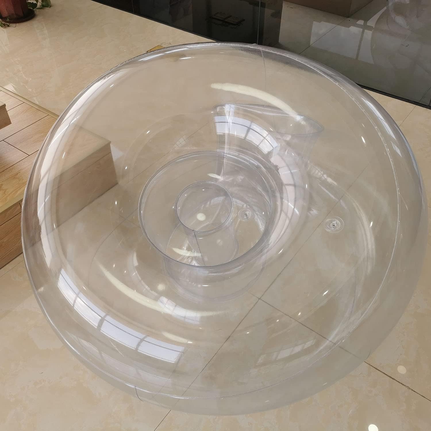 Baiao Silla inflable, sofá inflable transparente, sofá inflable, puf, sofá perezoso para habitación, muebles divertidos para interiores y exteriores