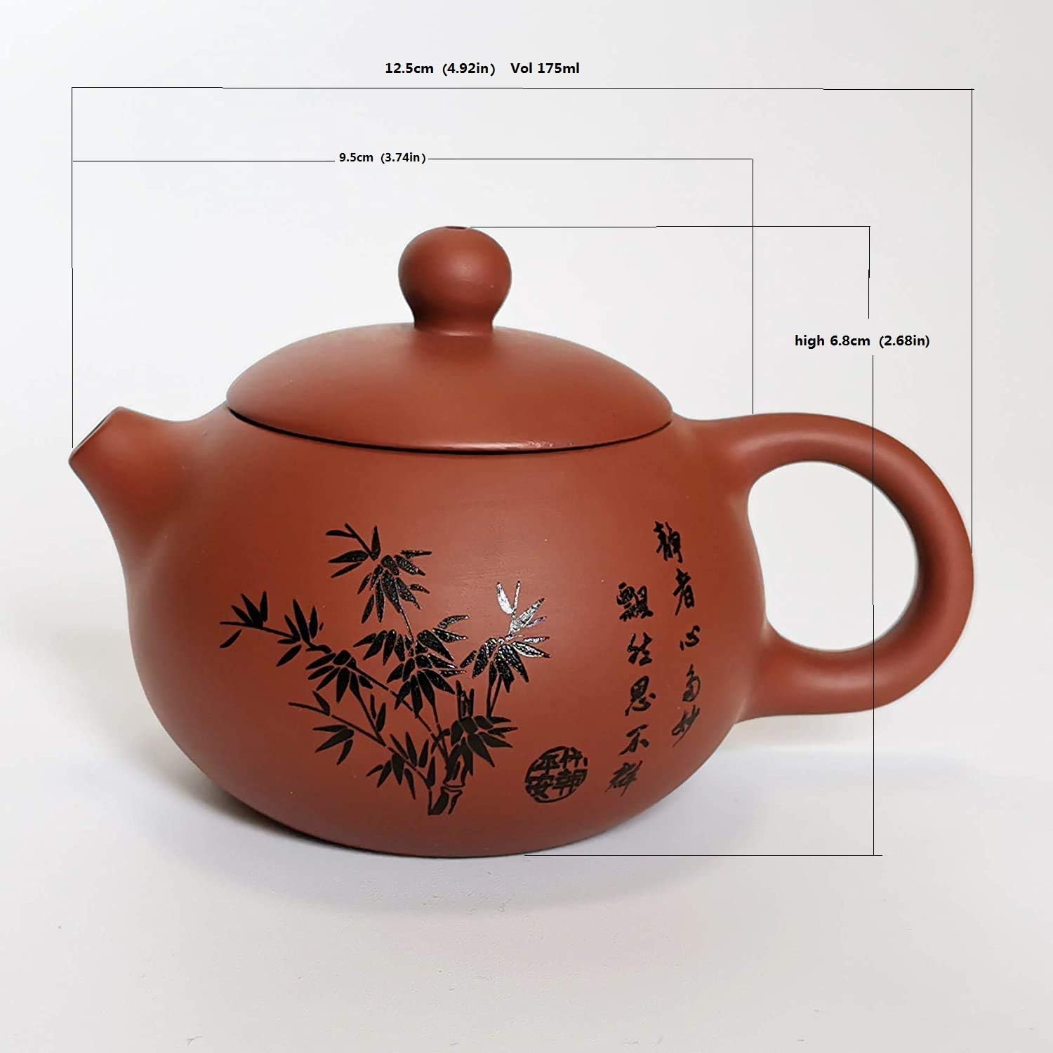 Juego de té portátil – Juego de té chino, taza de té de tetera, juego de té de viaje, juego de té Gong Fu hecho a mano – Juego de té de té para el