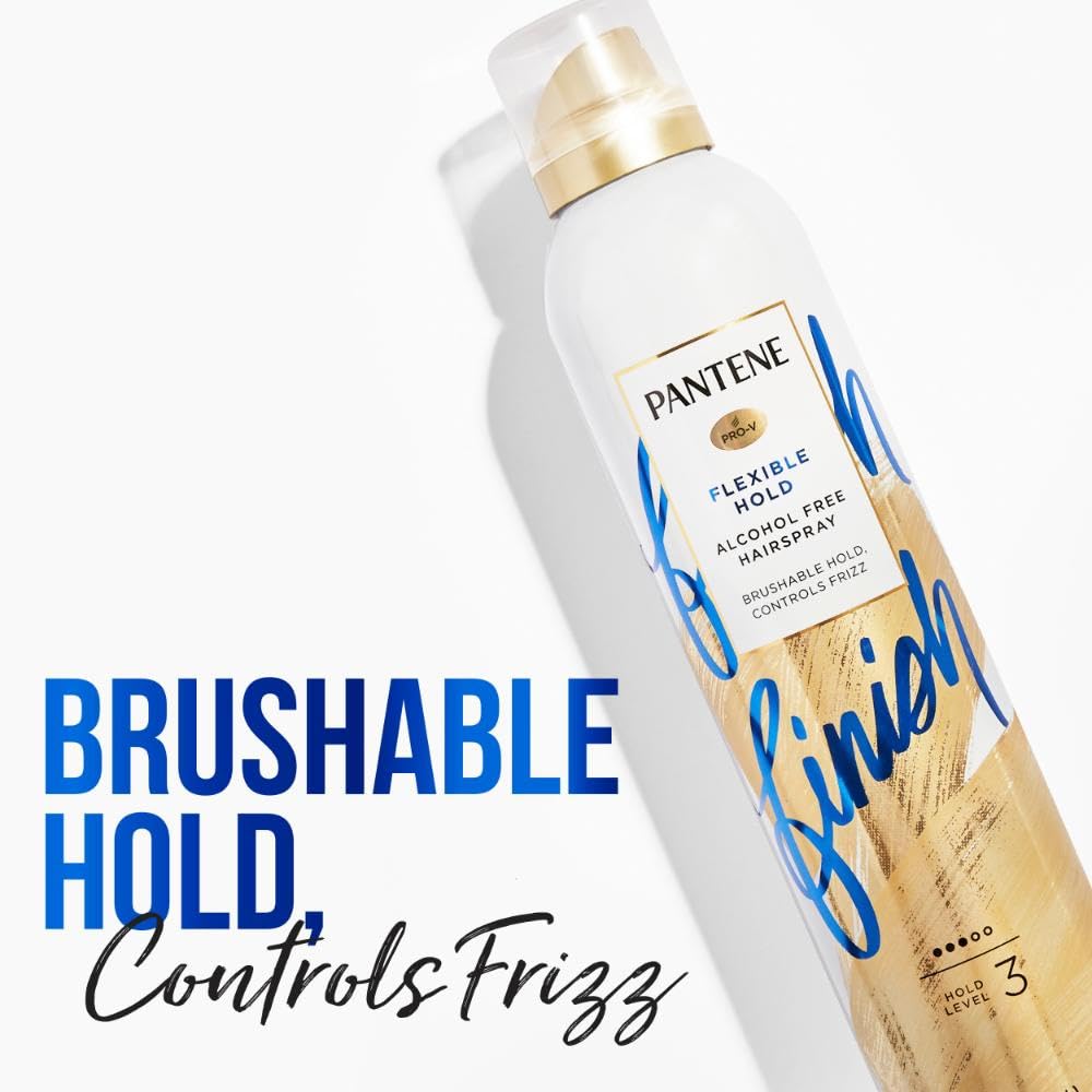 Pantene Pro-V Level 3 Aerosol para el cabello para un acabado suave y suave, 7 onzas