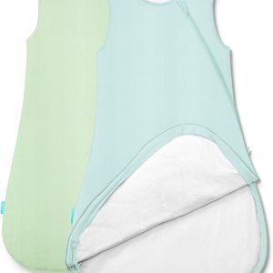 Saco de dormir súper suave 1.0 TOG, saco de dormir de viscosa de bambú premium para bebé, saco de dormir con cremallera de 2 vías, manta portátil Saco de dormir súper suave 1.0 TOG, saco de dormir de viscosa de bambú premium para bebé, saco de dormir con cremallera de 2 vías, manta portátil