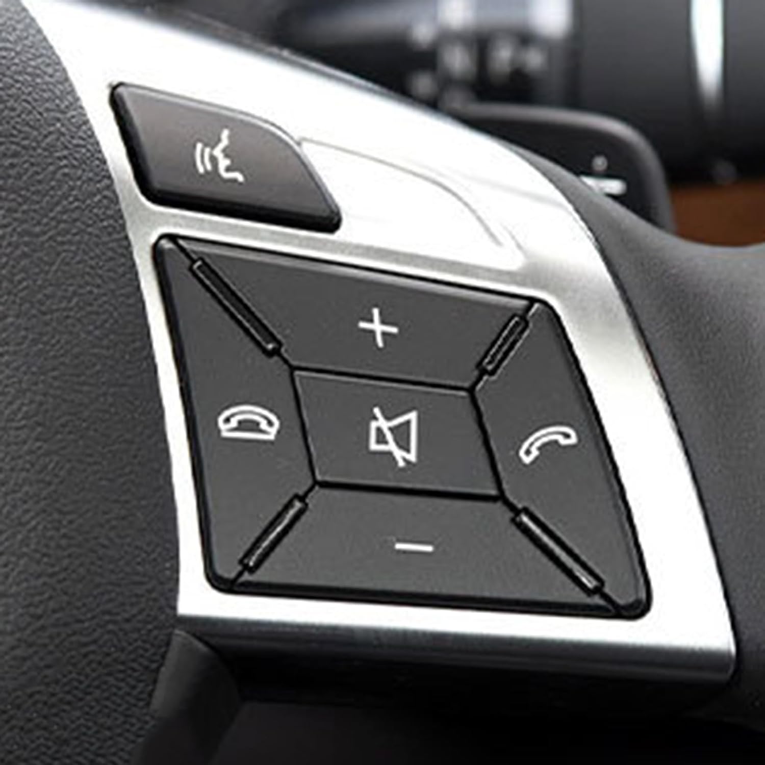 12 unids negro volante botones cubierta decoración interior ajuste reemplazo para Mercedes-Benz Accesorios A B C E SLK SL ML GL ClA GlA W176 W212