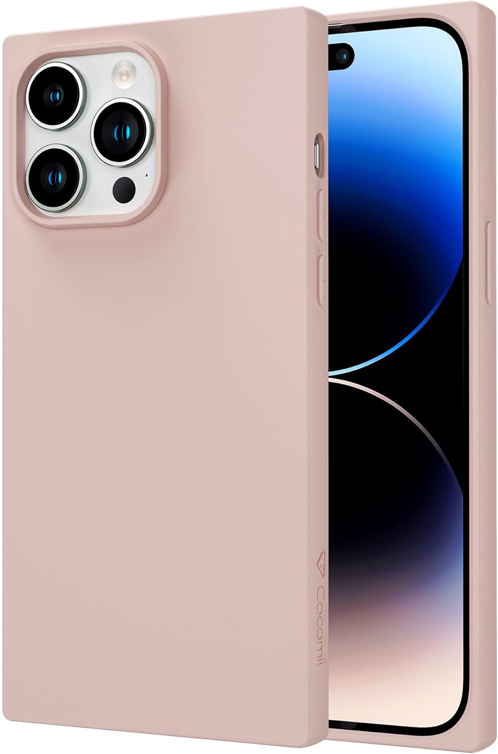 Cocomii Funda cuadrada para iPhone 11 Pro, silicona cuadrada, delgada, ligera, mate, de silicona suave y sedosa, forro de microfibra, funda de lujo