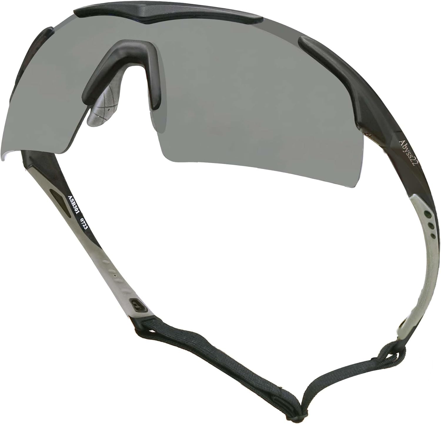 Abyss22 Sport Sunglasses for MenWomen, Wraparound TR90 Frame, For Cycling Running Golfing Outdoor Sports