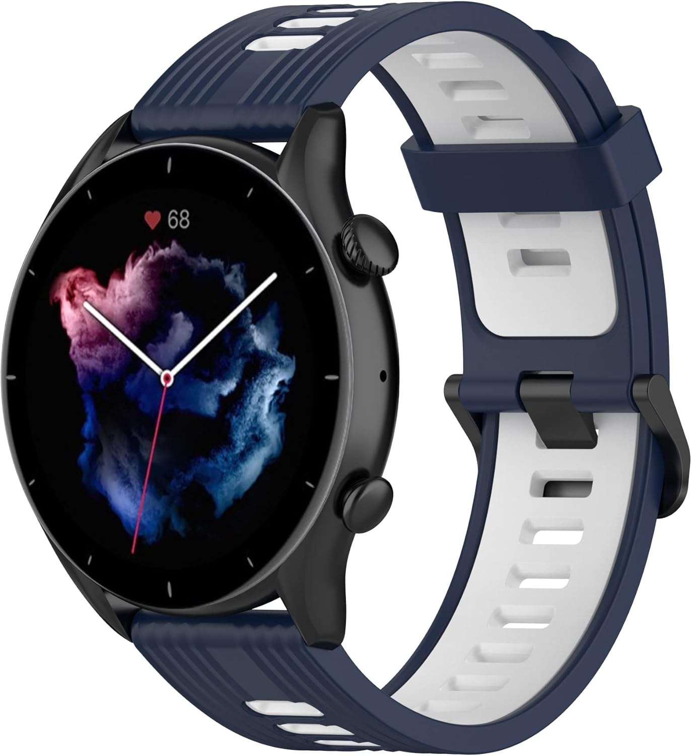 FitTurn Correa de muñeca para EIGIIS Smart Watch, pulsera de repuesto compatible con EIGIIS K22K27K55KE2S35DM50HM09I32 correa de reloj de silicona