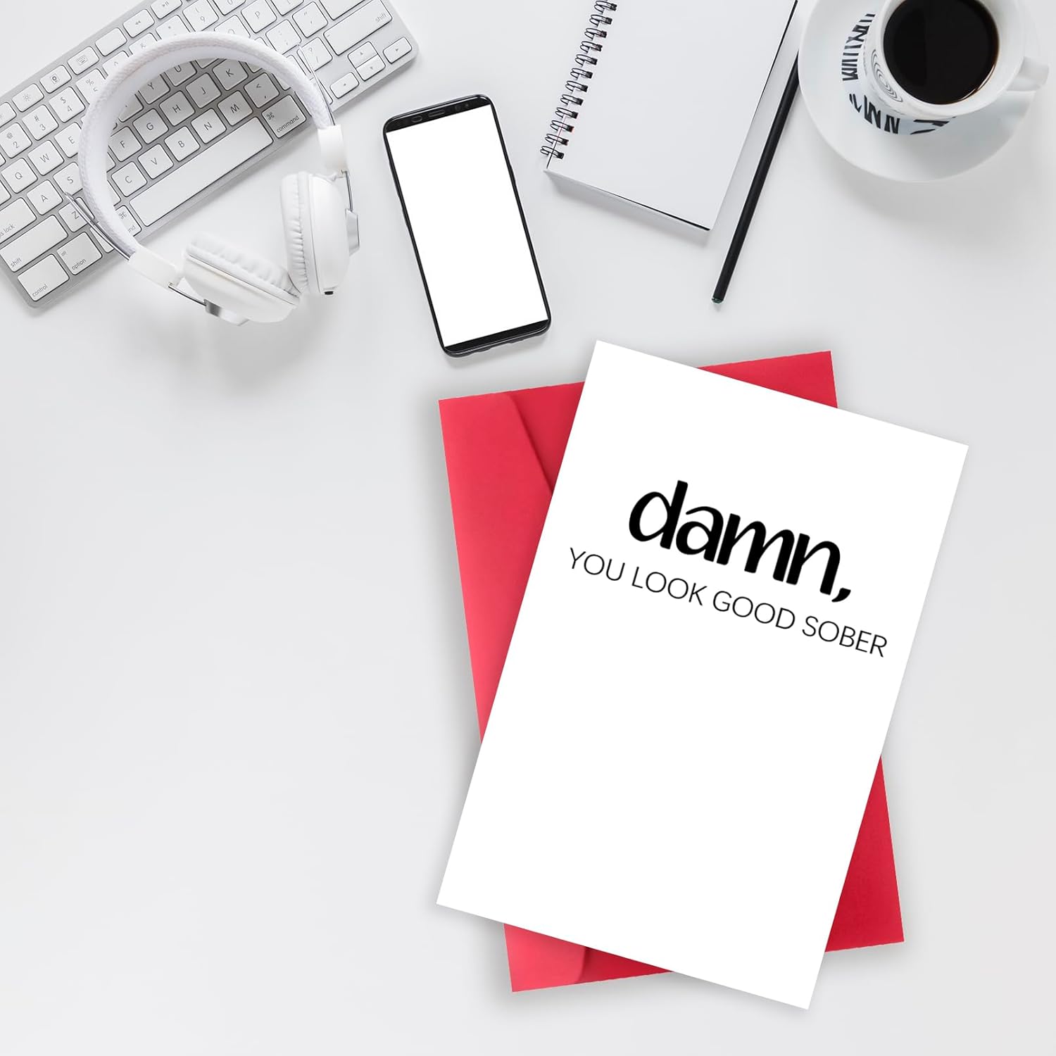 VvOoOvV Tarjeta de recuperación de sobriedad grosera para él y ella, divertidas tarjetas de aniversario sobrias para novias, novios, regalos de