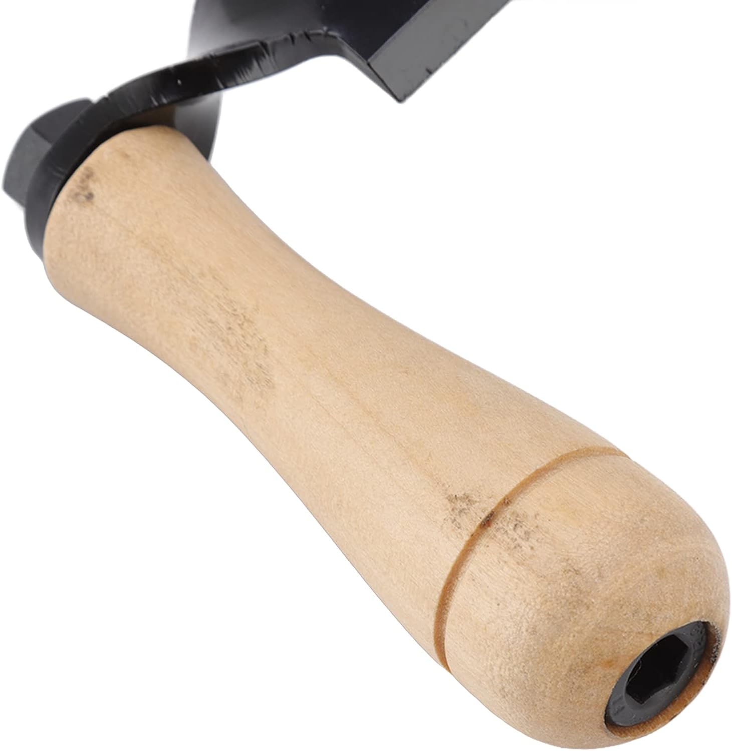 Fdit HRC 30 Cuchillo curvo de acero de tungsteno duradero, herramienta de afeitado curvada, herramienta de descortezado para carpintería, cuchillo