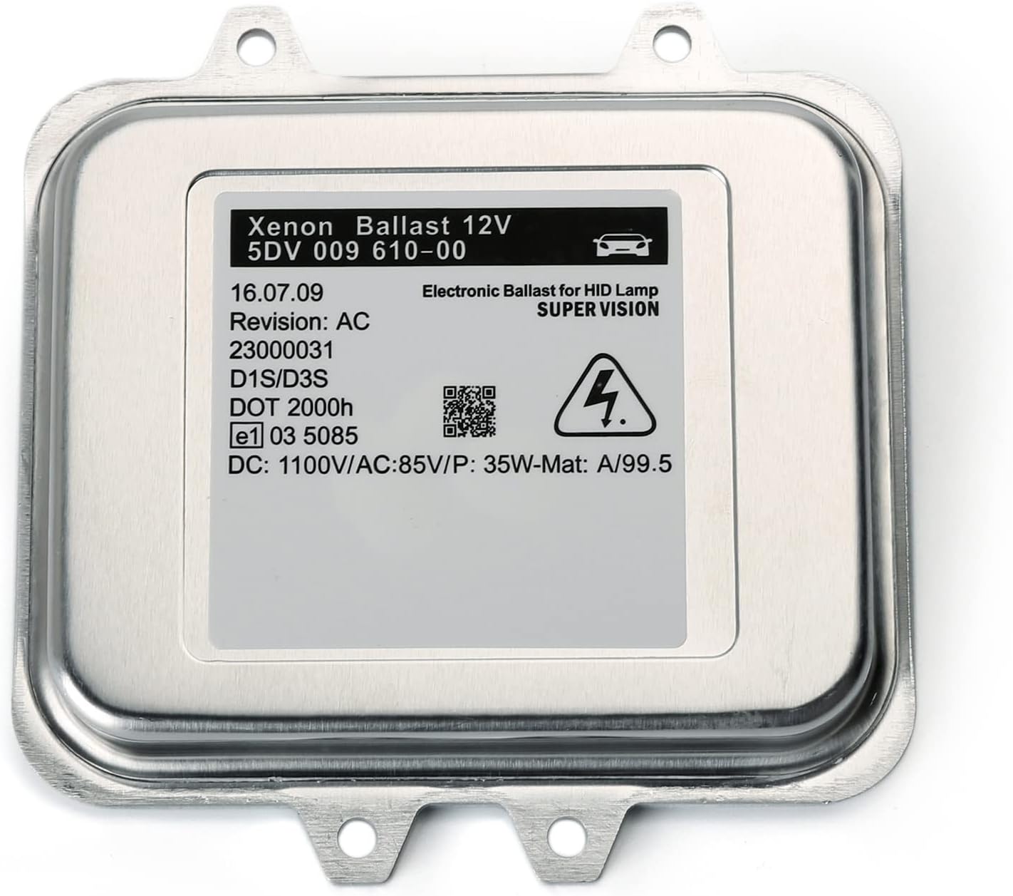 5DV 009 610-00 Unidad de control de balasto de faros de xenón D1S D1R, compatible con BMW X5 X6 Buick Regal Mercedes Viano Vito Facelift Saab Skoda