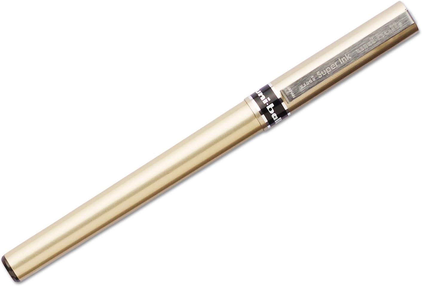 uni-ball 60053 Deluxe Roller Ball Stick Impermeable Pluma Tinta Azul Docena Fina