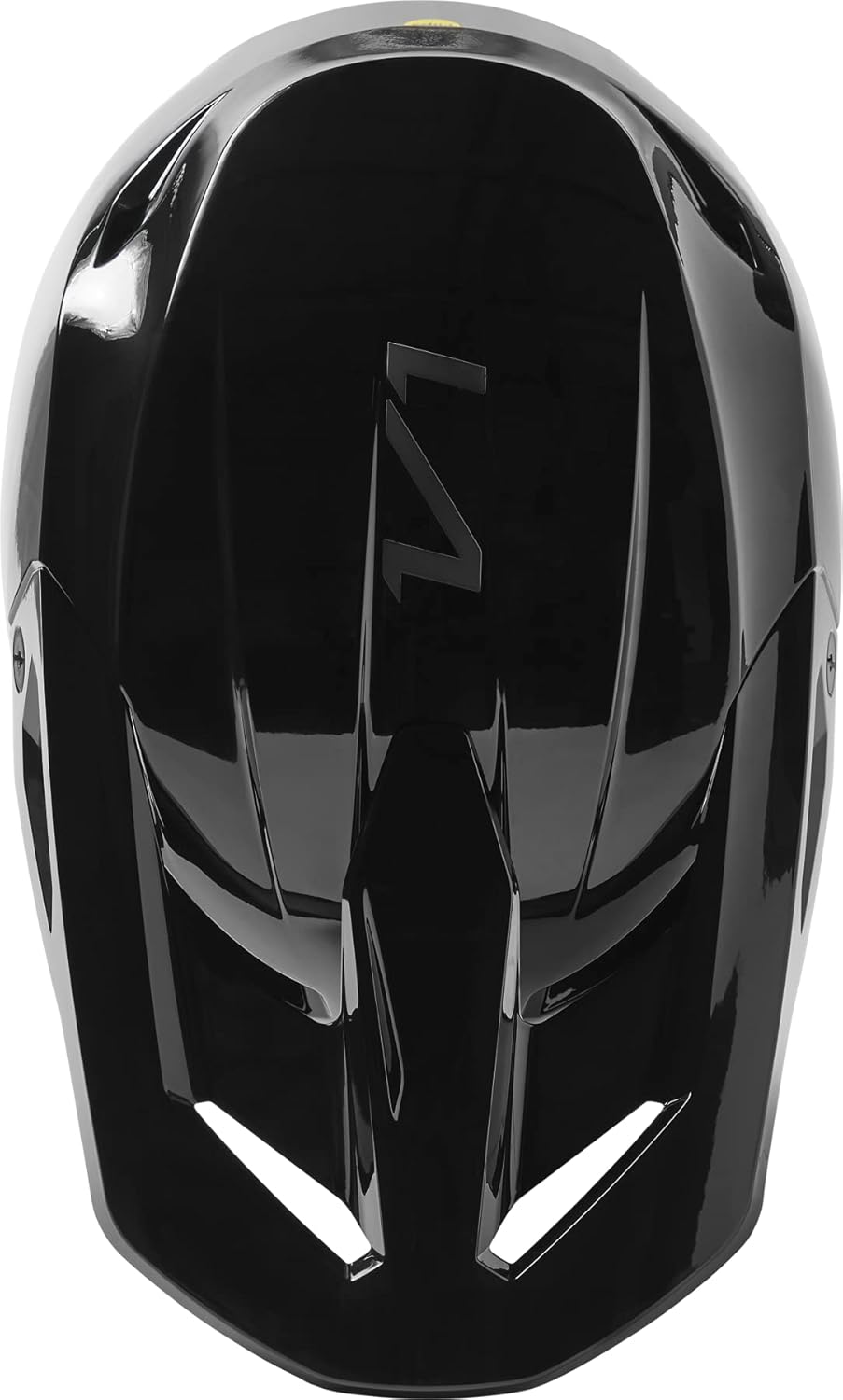 Fox Racing Casco de motocross V1, negro, talla M