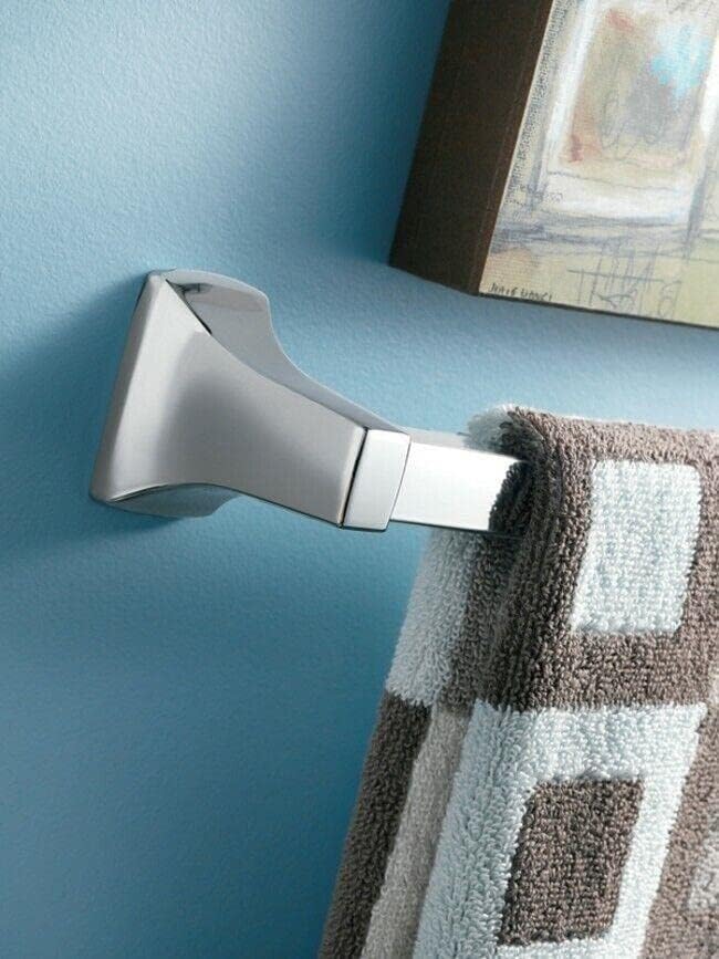 UYSB – Toallero de níquel de 24 pulgadas, acabado de barra de toallas UYSB, toalleros de almacenamiento de baño, estantes de baño, toalleros para