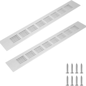 Geesatis 2 piezas de rejilla de ventilación de ventilación de aire 13.780 x 1.969 in  13.8 x 2 pulgadas rejilla de aire para paredes y techos, Geesatis 2 piezas de rejilla de ventilación de ventilación de aire 13.780 x 1.969 in  13.8 x 2 pulgadas rejilla de aire para paredes y techos,
