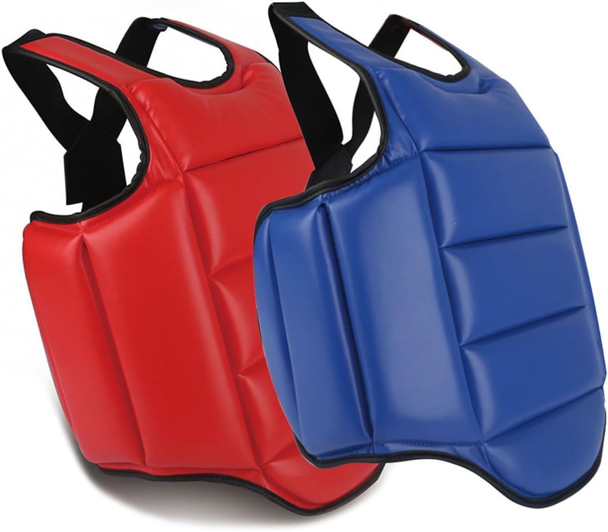 Taekwondo Sparring – Protector de pecho, protector de cuerpo de boxeo reversible, Kickboxing MMA Muay Thai Chest Guard, entrenamiento de boxeo