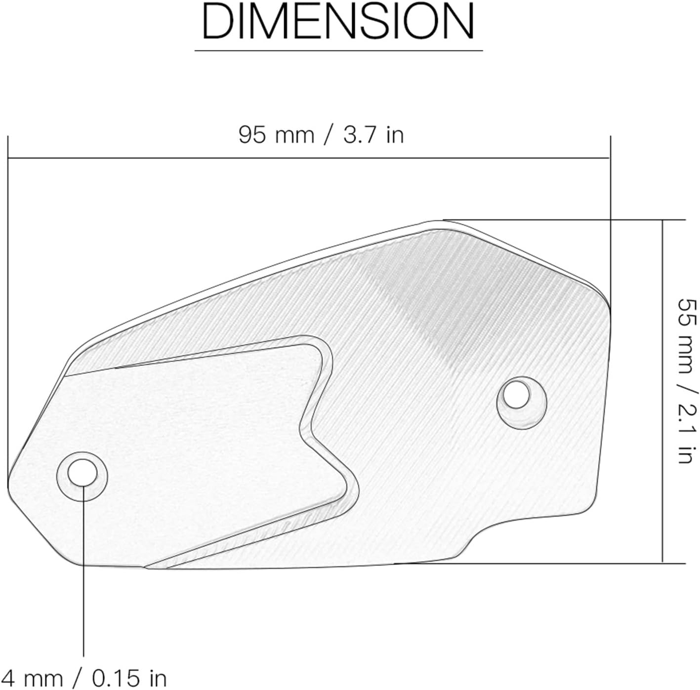Cover Cap Guard Motorcycle CNC Aluminum Brake Fluid Master Reservoir Cap Cover For Kawasaki Z900 Z800 ER6N ER6F For VERSYS 650 For Ninja650 ER-6N