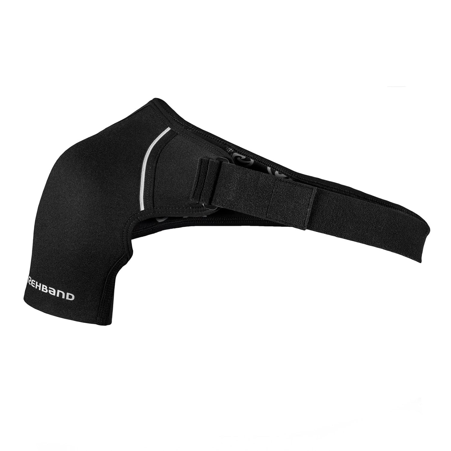 Rehband Soporte de hombro, soporte de hombro de neopreno ajustable para la vida cotidiana y deportes como tenis y béisbol, hombro para izquierda y