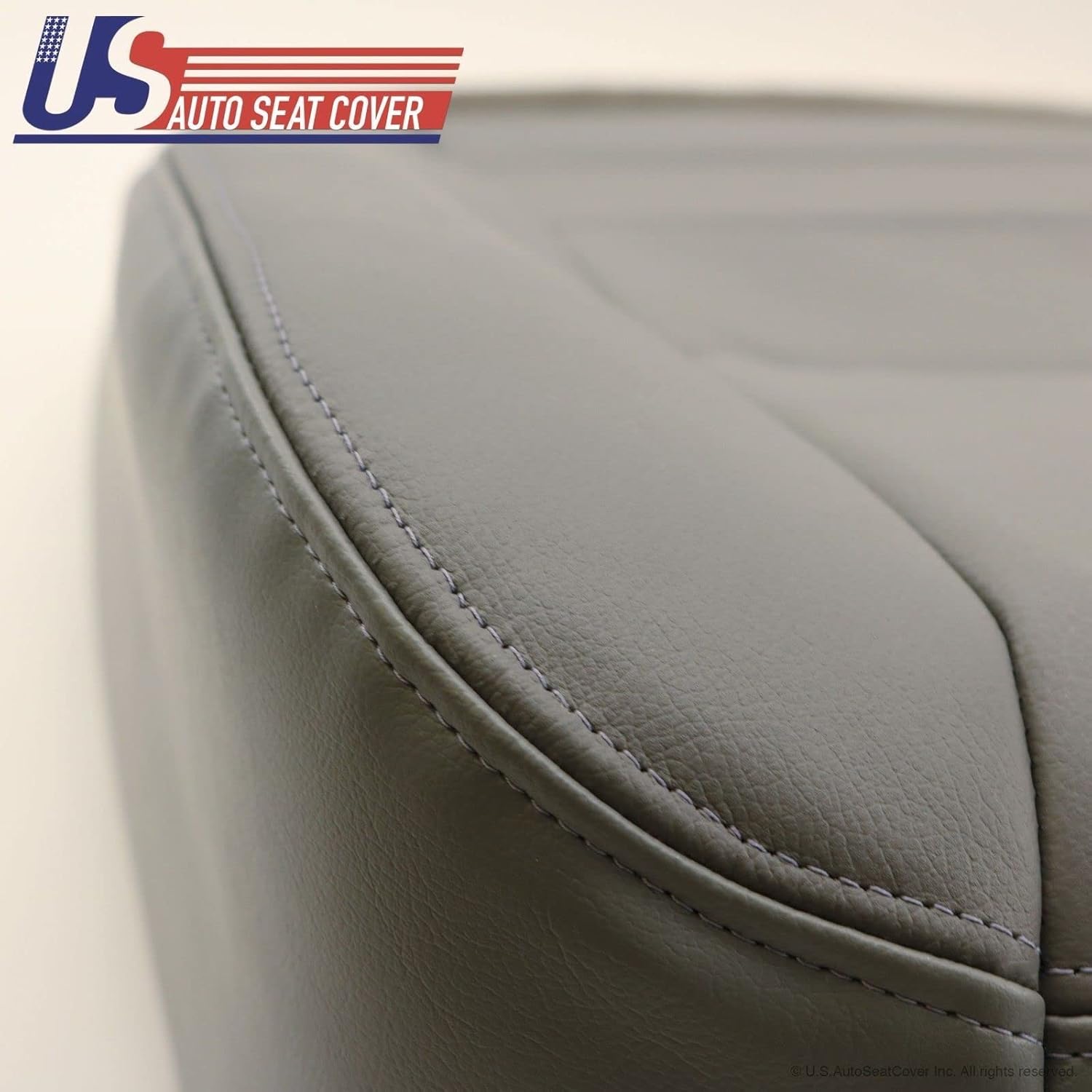 2002 03 04 05 06 07 para Ford F250 F-350 Lariat Cubierta de asiento inferior gris todo vinilo