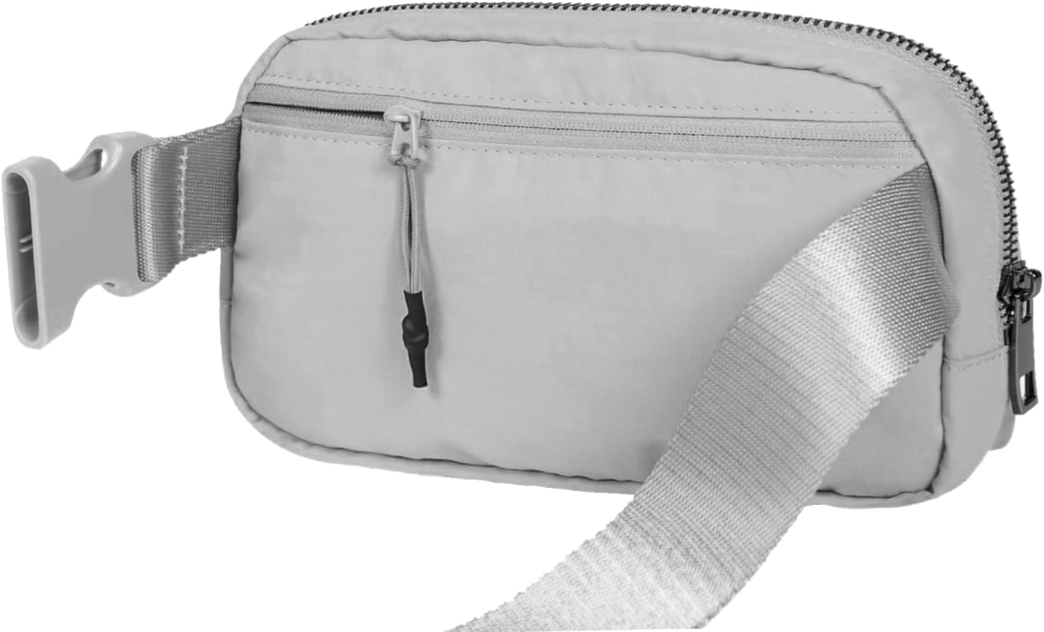 Riñonera para mujeres y hombres, bolsa cruzada para la cintura, para viajes, correr, senderismo, entrenamiento, S – Gris, Riñonera Moda