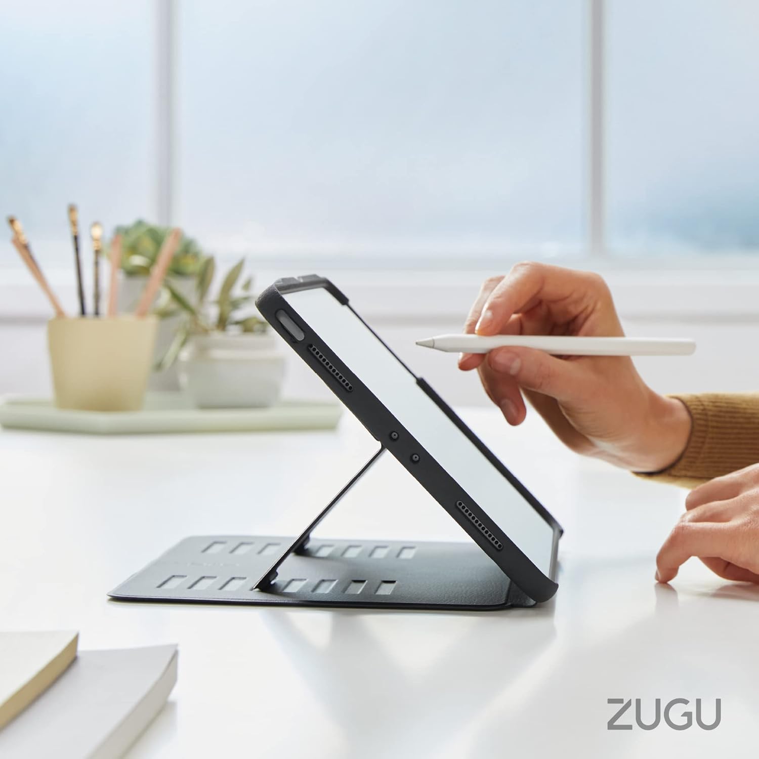 ZUGU CASE Funda protectora para iPad Air Gen 4 y 5 de 10.9 pulgadas (20202022) – Funda protectora, ultrafina, magnética, función de
