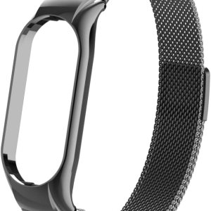 Correa magnética compatible con Xiaomi Mi Band 7, correa de repuesto deportiva de malla metálica de acero inoxidable para Xiaomi Mi Band 7 Fitness Correa magnética compatible con Xiaomi Mi Band 7, correa de repuesto deportiva de malla metálica de acero inoxidable para Xiaomi Mi Band 7 Fitness