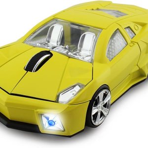 Ratón inalámbrico 3D para coche deportivo Ratón óptico para computadora, mouse ergonómico para computadora portátil de escritorio para LBJN Ratón inalámbrico 3D para coche deportivo Ratón óptico para computadora, mouse ergonómico para computadora portátil de escritorio para LBJN