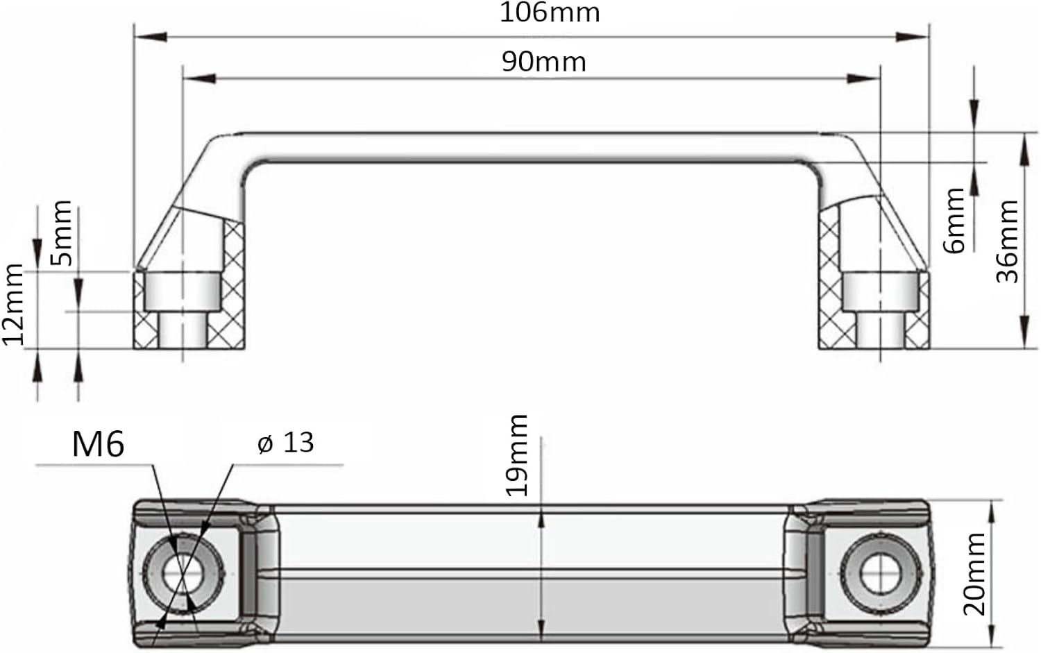 4 bisagras de pivote extruidas serie 2020 para perfil de extrusión de aluminio serie 20, 2 manijas de puerta de aluminio de 3.543 in serie 2020 y