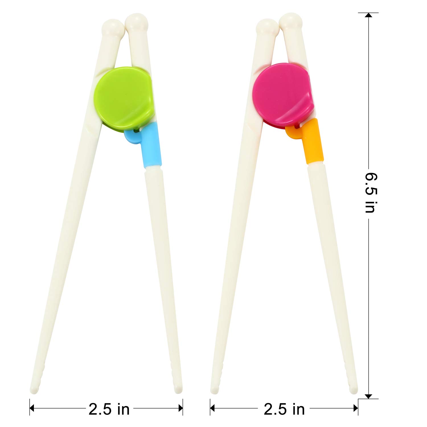 PandaEar Palillos de entrenamiento para niños y adultos (paquete de 2)