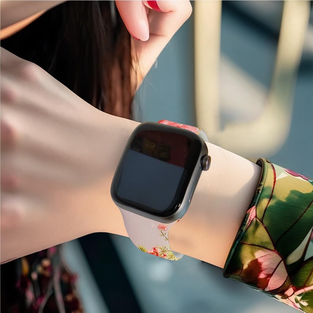 Correa deportiva compatible con correas de Apple Watch de 1.92, 1.77, 1.73, 1.65, 1.61, 1.57, 1.496, 1.496 pulgadas, para mujeres y niñas, de