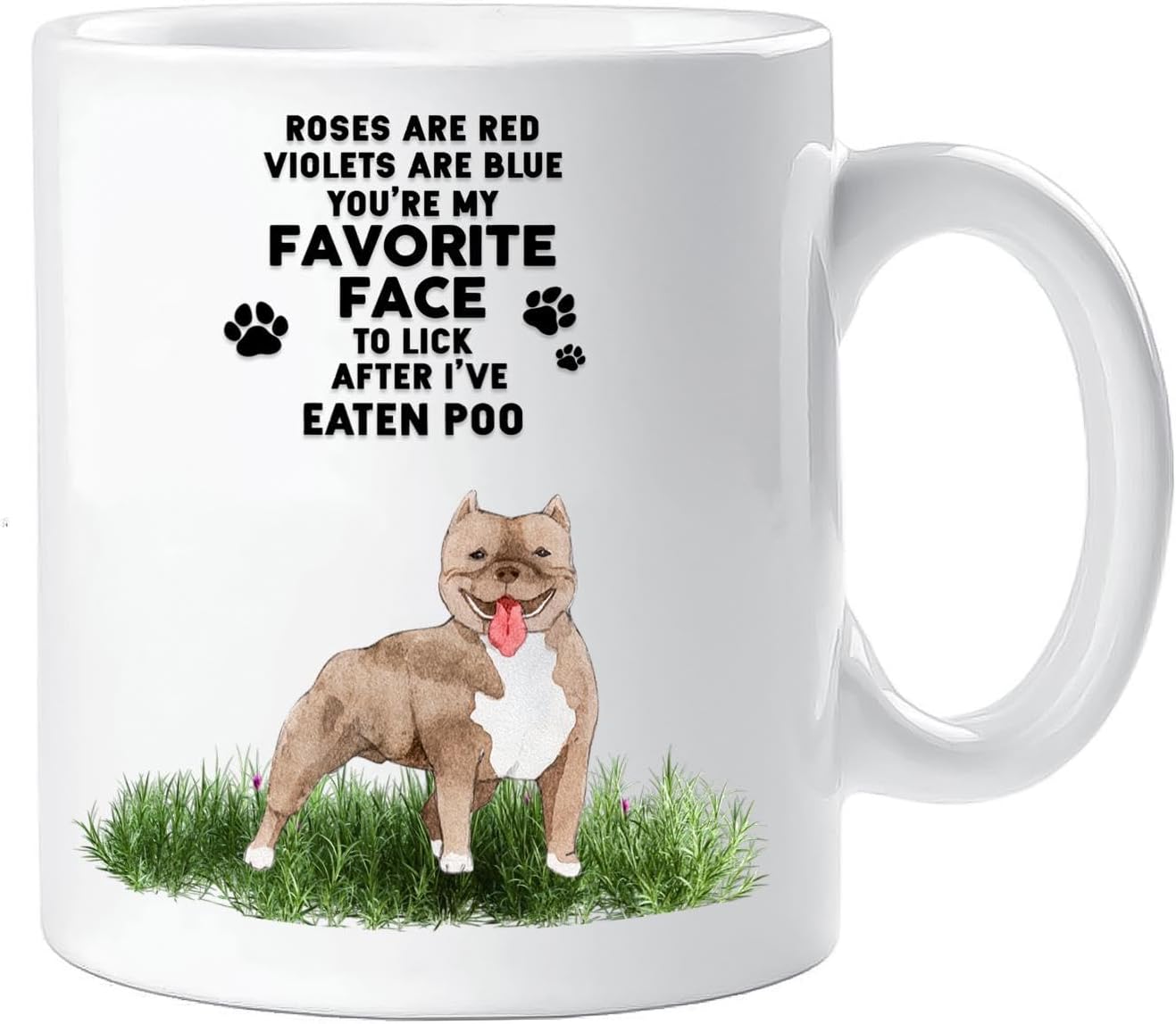 Divertida taza de American Bully de regalo para mujeres y hombres, taza de American Bully, regalo para amantes de los perros para mamá American