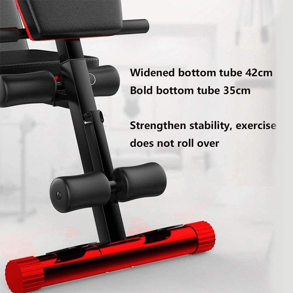 Banco de pesas ajustable, banco multiusos para sentarse, plano, inclinado, declinar, entrenamiento de fuerza, banco de gimnasio para entrenamiento