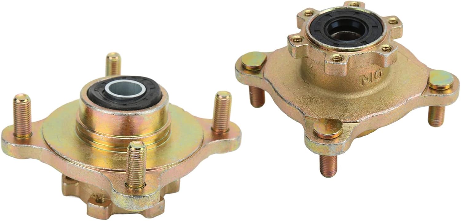4 pernos de freno de la rueda del cubo de la rueda del disco delantero de la aleación de acero del cubo de la llanta para Go Kart ATV 4 ruedas