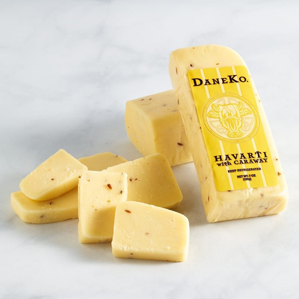 Queso DaneKo Havarti con alcaravea (12 x 7 oz.)