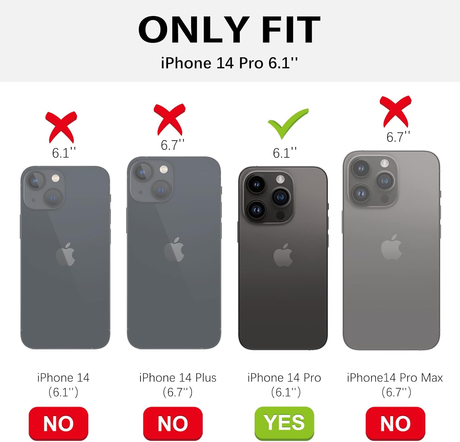 DOMAVER Funda para iPhone 14 Pro, silicona líquida, gel suave, forro de microfibra, funda de cojín a prueba de golpes, funda protectora para iPhone