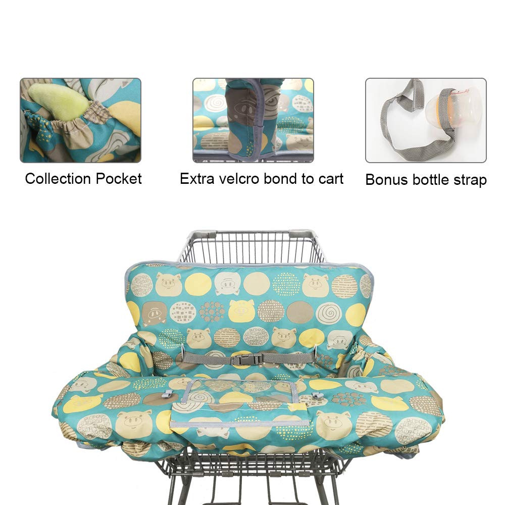 Fundas para carrito de compras para bebé, niña, niño, funda grande para silla alta con soporte para teléfono celular para niño y niña, funda