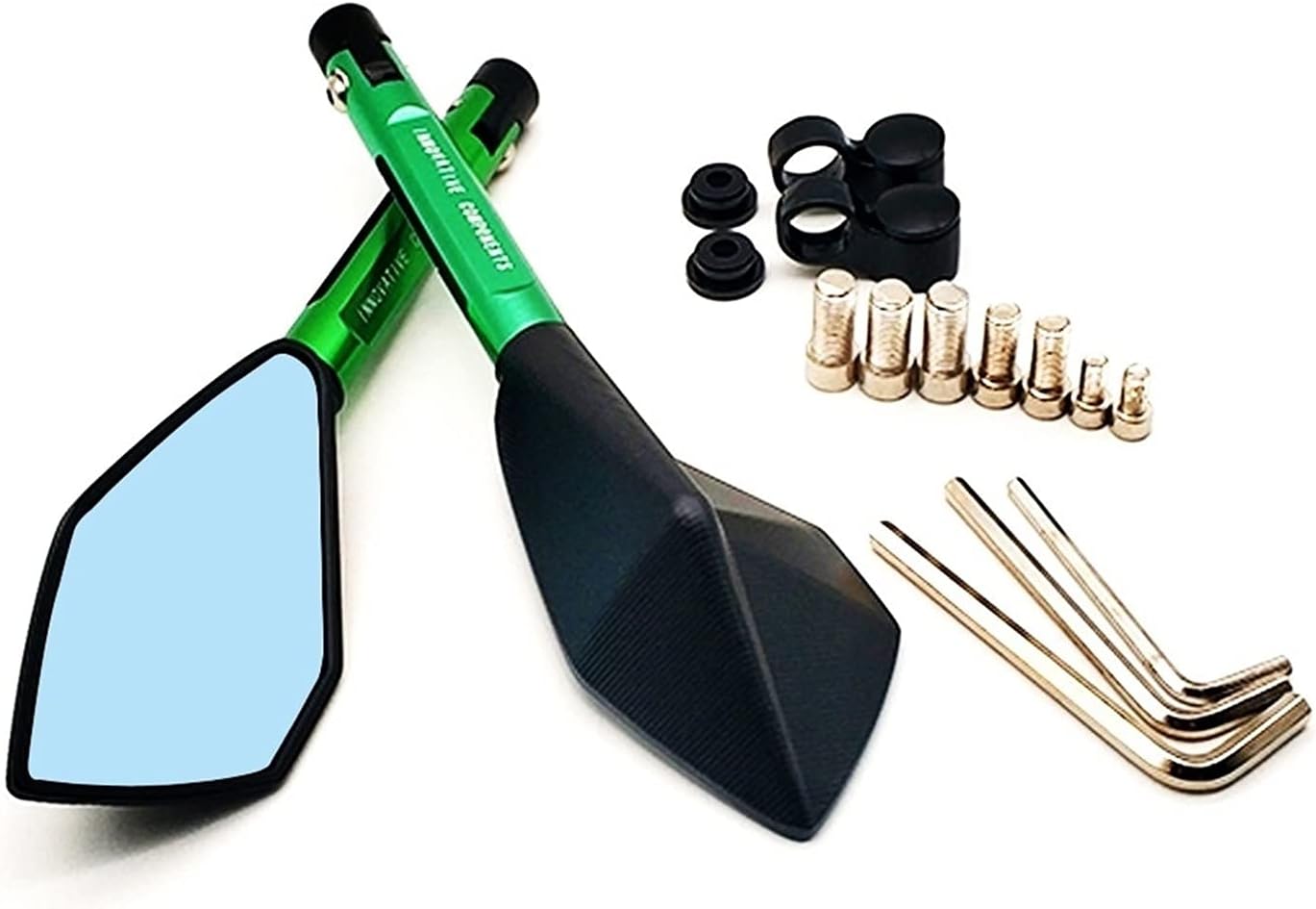 Espejos retrovisores laterales de motocicleta para Kawasaki Ninja ER6N W800 Z750 ZX6 ZX9R ZXR400 ZZR600 VERSYS 1000