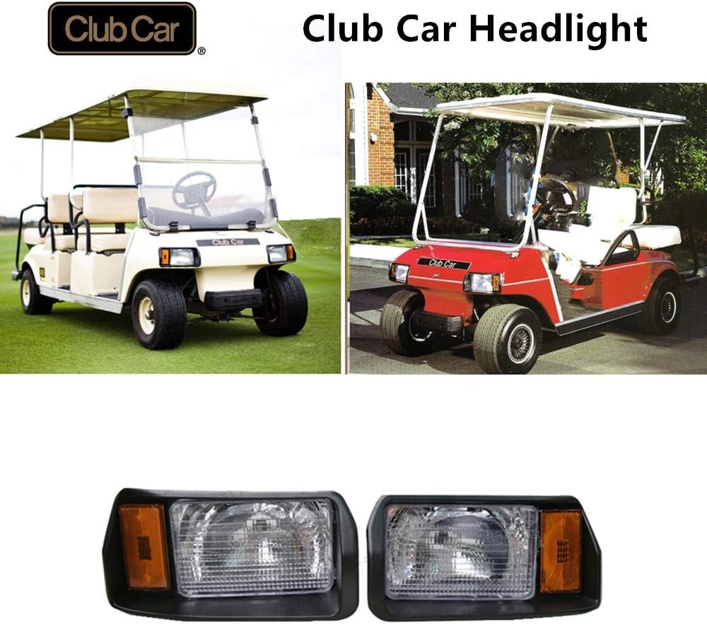 Dr.Acces Faros delanteros para carrito de golf  Club Car Light  Club Car DS OEM Style Faro para DS PN # 101988002 101988001 (Traje (lado izquierdo y