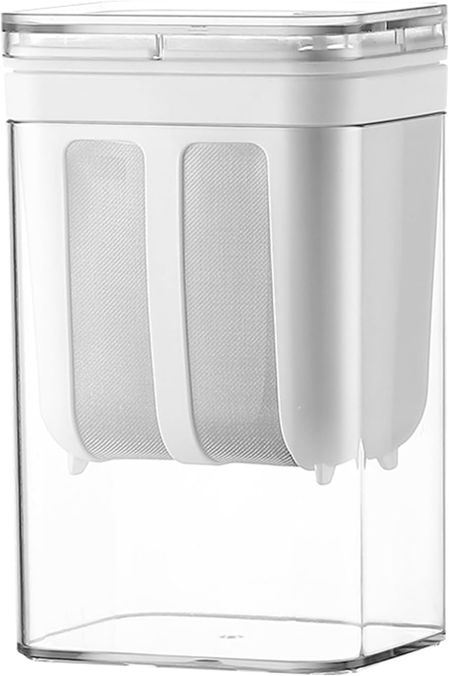 Yogurt Maker Colador de grado alimenticio casero para hacer yogur griego 37.2 fl oz38 onzas líquidas, reutilizable, a prueba de fugas, colador de