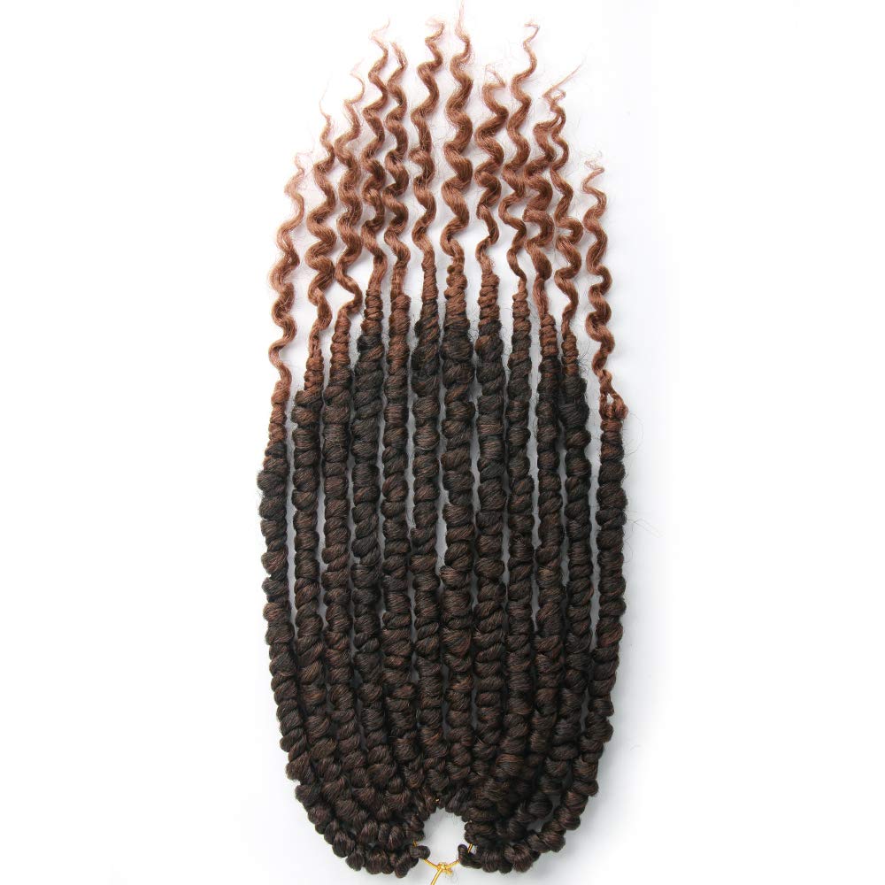 Cabello de ganchillo senegalés de 14 pulgadas, 8 paquetes de cabello de ganchillo para mujeres negras (14 pulgadas (paquete de 8), n. T1B30